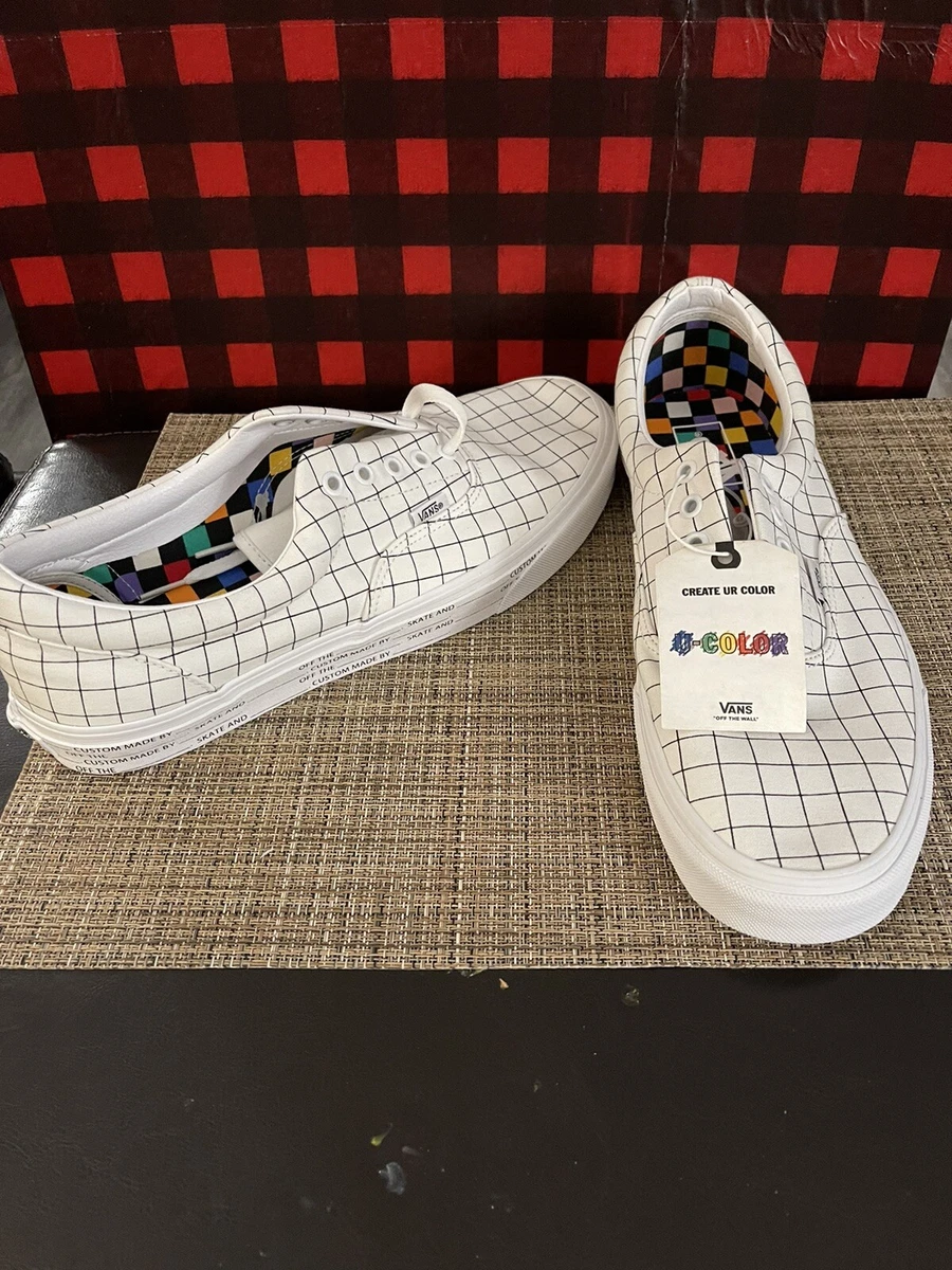 amplitude Welsprekend magie Vans Create Your Color Check board Size 8 Brand New No Box | eBay