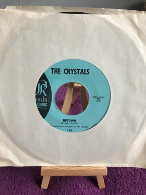 THE CRYSTALS, UPTOWN / WHAT A NICE WAY TO TURN SEVENTEEN  ,7'' VINYL  ,FREE P&P