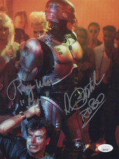 PETER WELLER & RAY WISE Signed 8X10 ROBOCOP Photo Authentic Autograph JSA COA