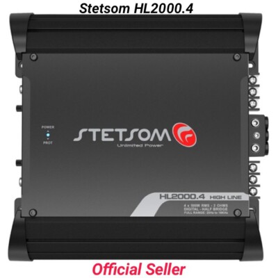 Stetsom HL2000,4-1 Ohm / Digitalverstärker 2000 Watt RMS 4 Kanäle Full Range