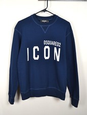 Dsquared2 XS size Sweatshirt Blue ICON Logo