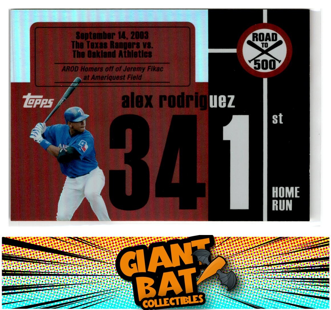 2007 Topps #ARHR201 Alex Rodriguez Alex Rodriguez Road to 500
