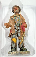 Effanbee Doll Ornament 1998 Emmett Kelly Weary Willie Clown 100th ann. Ltd Ed.