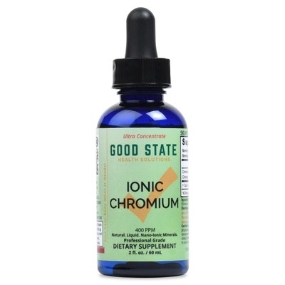 Ultra Concentrate Liquid Ionic Chromium Supplement 2 fl oz by Good State