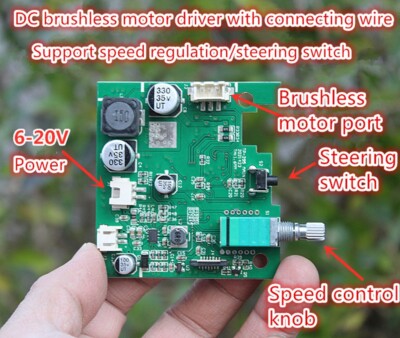 DC brushless motor driver/optical drive hard disk motor speed controller 6V-20V