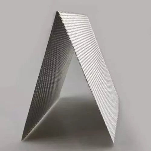 ALUMINIUM Heat Shield Exhaust Wrap Emission Silver 0.5mm 1x 700x500mm EMBOSSED - Picture 7 of 14