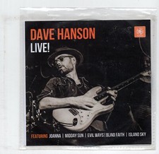(JX391) Dave Hanson, Live! - 5 tracks - 2017 DJ CD
