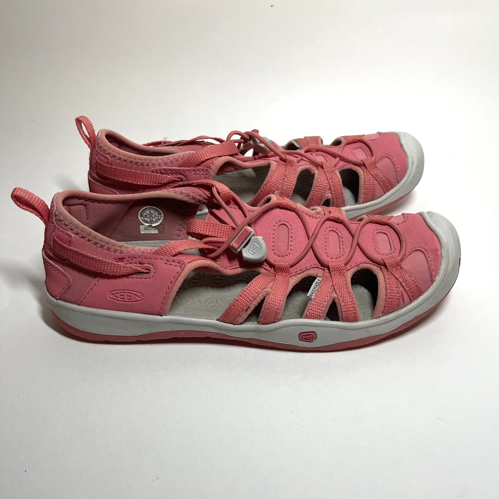 Scarpe sandali sportivi impermeabili rosa KEEN taglia 4 sussurri per escursionismo all'aperto