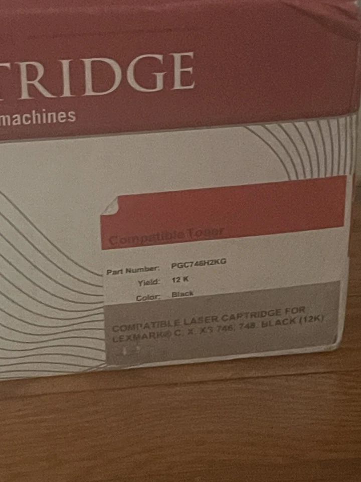 Lexmark Premium Toner Cartridge X746. - Image 3 of 4