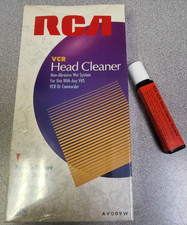 RCA VCR Head Cleaner in Shrink w/ Original Bottle  Cassette