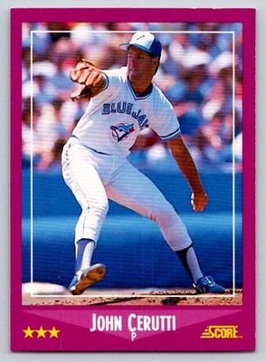 1988 Score - John Cerutti #98 - *Near Mint+*