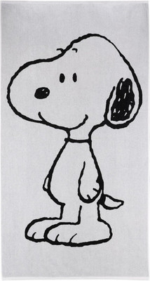 Vossen Strandtücher Peanuts Snoopy Beach Black/White - 0001