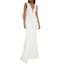 Rebecca Vallance Davina Bow Wedding Gown Ivory US 2 NWT – Modern Bridal Dress