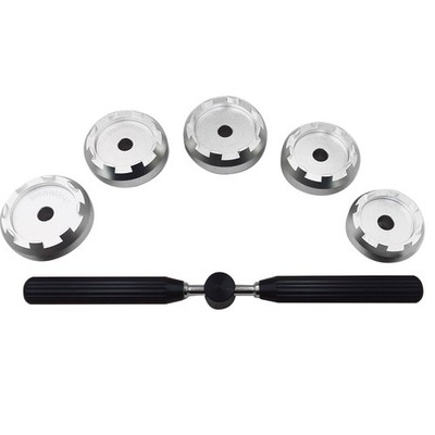 Watch Tool Back Case Opener Cover Remover w/5* Dies For Omega 508 510 Cal.8800 c