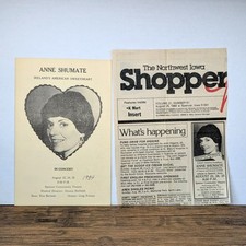 Vintage - 1984 Anne Shumate, Ireland's American Sweetheart, Concert Program