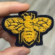 Rare Find! POLO Ralph Lauren Chenille Patch of Cute Honey Bee Sew-On NWOT