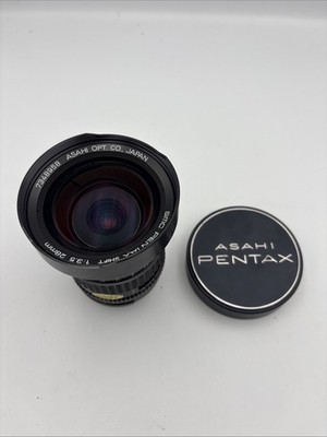 Pentax SMC Shift 28mm f/3.5 Lens Pentax K Mount With Caps In Great Condition