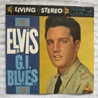 Elvis Presley 1960 japan GI blues EX LP vinyl LIVING STEREO SLS 5048