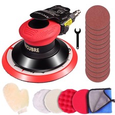 High-Speed 5/6 Inch Pneumatic Air Random Orbital Palm Sander for Auto & Woodwork