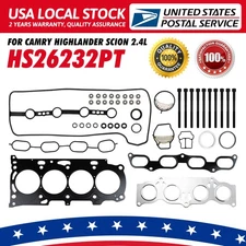 MGT Head Gasket & Head Bolts for Toyota Camry 2007-2011 2.4L HS26232PT US