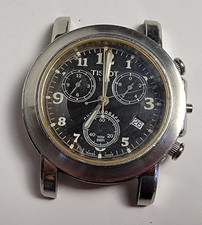 Tissot 1853 Suisse Hommes Chronographe 41mm Montre T 162/262 Eau Dommages Parts