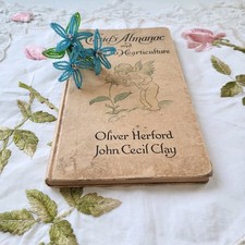 Vintage French Seed Beaded 3 Stalks Small Blue/Aqua Colored Flowers & Leaves 