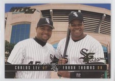 2003 Donruss Studio Studio Proof 3/100 Carlos Lee Frank Thomas #193 HOF c9p