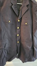  VINTAGE  RARE NYPD JACKET APPX SIZE 44, OBSOLETE, FROM 1980'S, BRASS BUTTONS