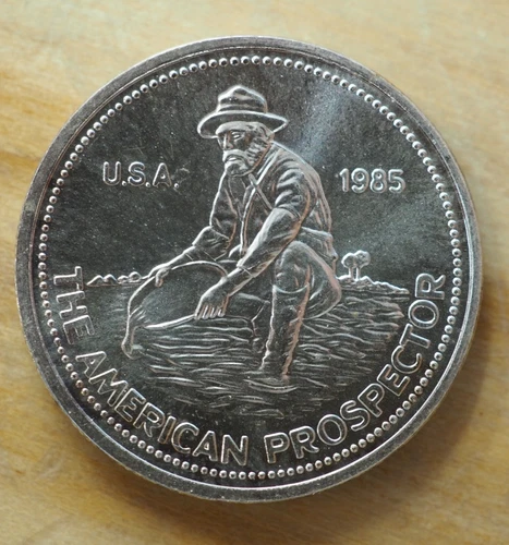 1985 Engelhard 1/4oz American Prospector .999 Fine Silver Round - FREE SHIPPING!