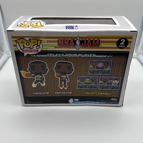Funko Pop! Paquete de 2 8 bits NBA JAM Shawn Kemp & Gary Payton Seattle Supersonics - Imagen 3 de 12