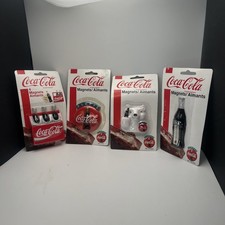 Lot Of 4 Vintage Coca Cola Refrigerator Magnets Brand New Collectible VTG