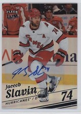 2025-26 Upper Deck Fleer Ultra Rainbow Foil Auto Jaccob Slavin #7 Auto 1jg8