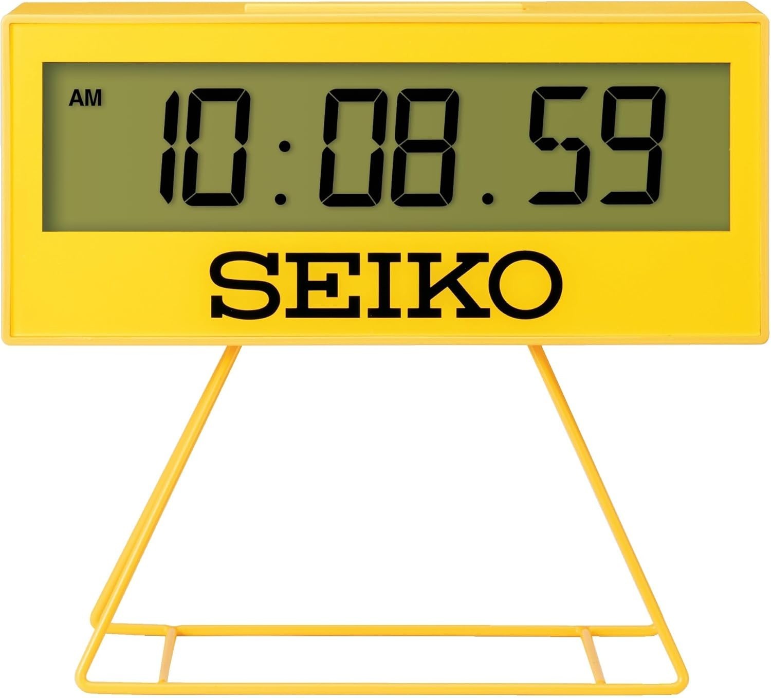 SEIKO Mini Sports Timer Clock Digital Mini Timer Clock SQ 817 Y Yellow NEW From JP featured image