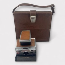 Polaroid SX-70 Land Camera With Leather Case Vintage - Untested