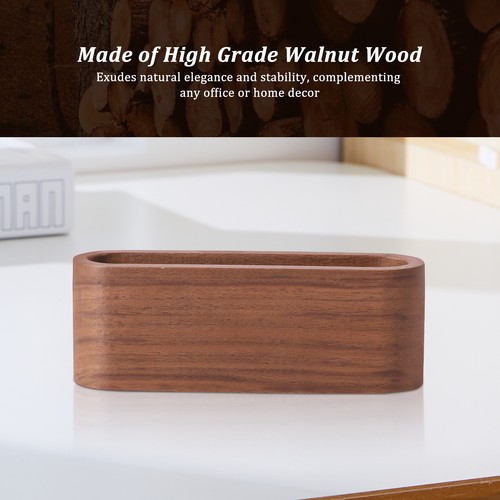 4 Pcs Wood Business Card Holder Single Slot Business Card Case for StXad - Picture 2 of 11