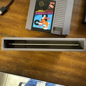 Nintendo NES Game Lot (4) Mega Man 3 Excitebike Mario Duck Hunt Pro Wrestling 