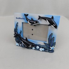 Sea World 3D Souvenir Orca Frame 7" x 8.5" for 4x6 Photo Resin #C672