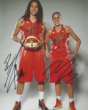 DIANA TAURASI BRITTNEY GRINER Signed 8 x 10 Photo Signed REPRINT Basketball WNBA