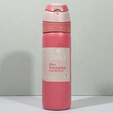 New Cirkul Charmed 26oz StrawSip Flip Stainless Steel No Spill Insulated Bottle