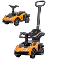 2 in 1 Ride on Push Car Essenza SCV12 Licensed Toddler Sliding Car Manual Orange