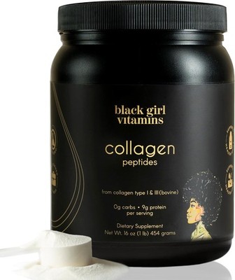 Black Girl Vitamins | Collagen Peptides Powder - Collagen for Skin Hair & Nai...