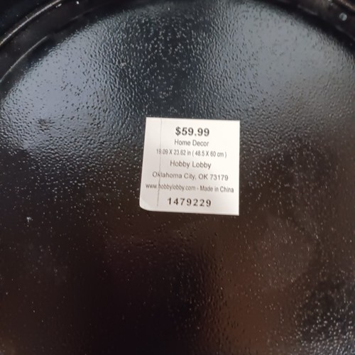 Steam Locomotive Train Metal Wall Decor Black Hobby Lobby 19.25" x 23.75" NWT - Picture 3 of 3
