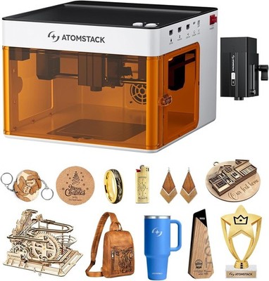 Portable 5W Laser Engraver | Atomstack P1 Desktop Engraving & Cutting Machine