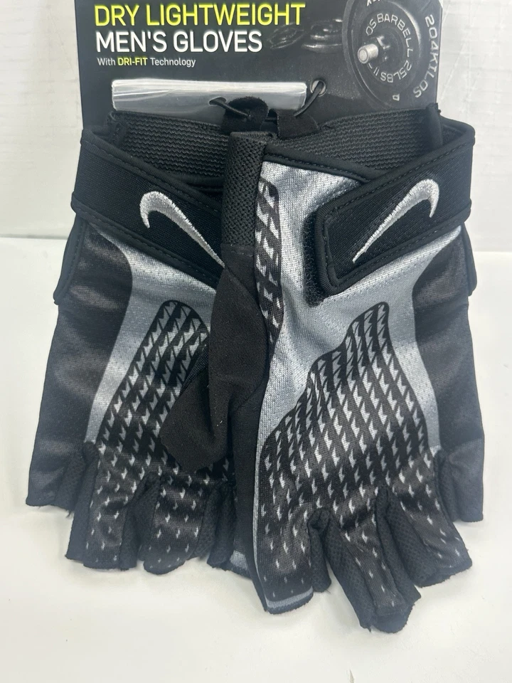 耐克训练手套男式中号 Dri-Fit 核心锁 2.0 健身房锻炼轻便 — 第 2/4 张图片