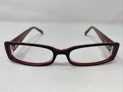 Enhance Eyewear R-3709 ONYX/BURGUNDY 51-16-140 Full Rim Eyeglasses Frame L622