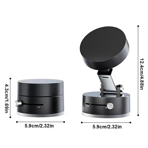 2 NEW Vacuum Magnetic Suction Cup Car Phone Holder Stand Car Mount 360° Rotation - Picture 12 of 17
