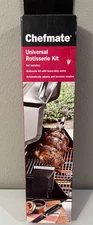 Universal Grill Rotisserie Kit w/Heavy Duty Motor - Chefmate NIB