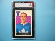 1962/63 PARKHURST NHL HOCKEY CARD #5 RED KELLY KSA 8 NM/MINT SHARP+ 62/63 PARKIE