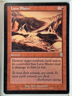 Lava Blister - Odyssey - Magic the Gathering MTG Nice!