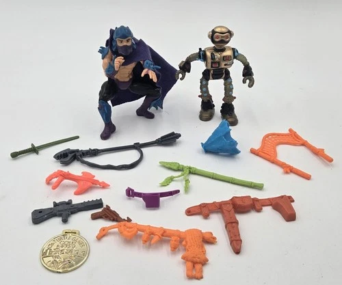 Vintage TMNT Shredder / Fugitoid / Mixed Accessories (Read) Lot